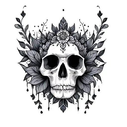 bohemian tattoo design idea