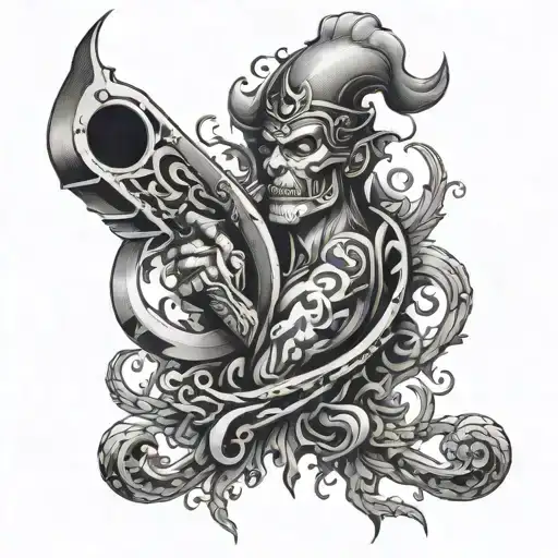 Adam Smasher tattoo design idea