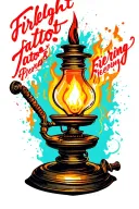 "Firelight Tattoo & Piercing" "Firelight Tattoo & Piercing" oil lamp tattoo design idea