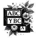 Abc Blocks tattoo design idea