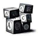 Abc Blocks tattoo design idea