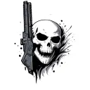 cod ghost tattoo design idea