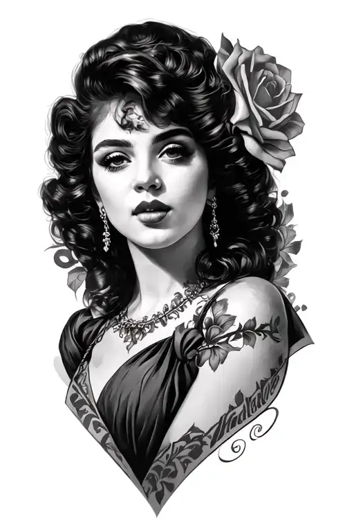 HerzDame darling tattoo design idea