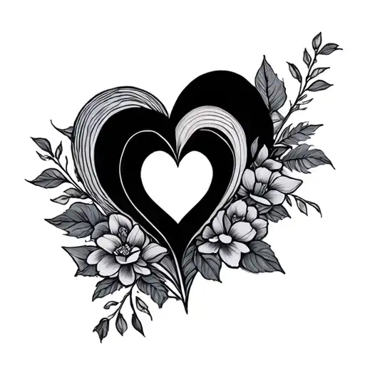 Everlasting love tattoo design idea
