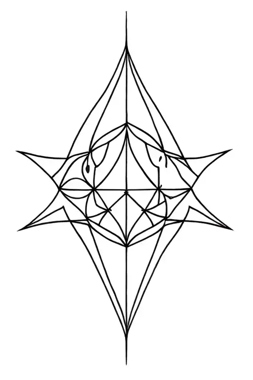 Sacred Geometry tattoo design idea