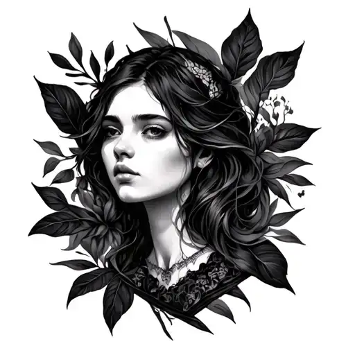 Solitude tattoo design idea