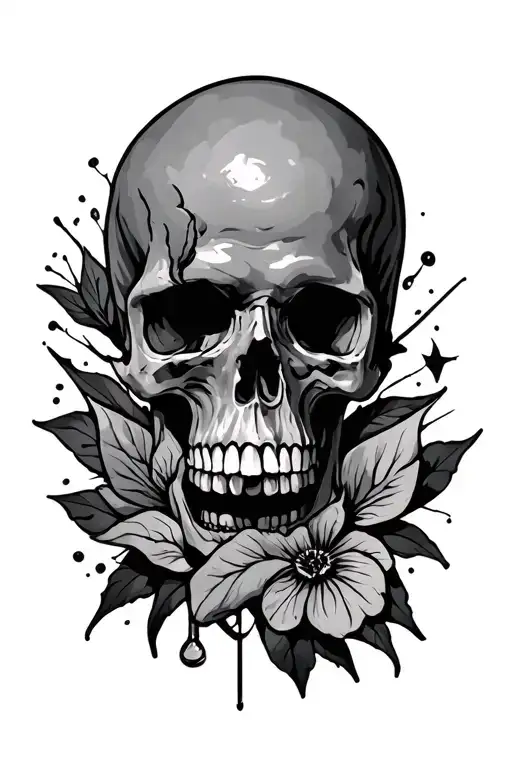 overcoming addiction and struggle tattoo design idea