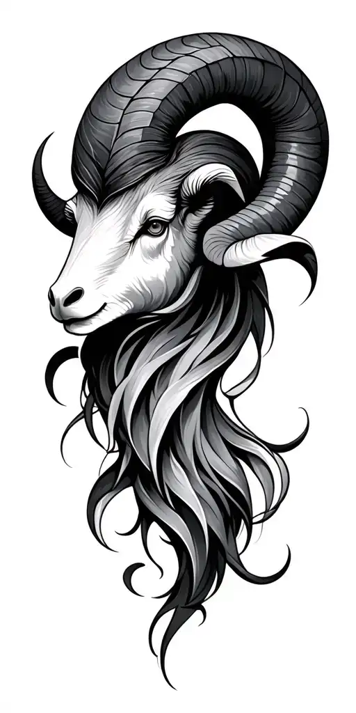 aries tattoo design idea