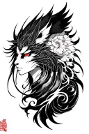Amaterasu tattoo design idea