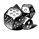 Rich Risk Rich dice tattoo design idea