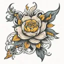 go with the flow  tattoo design idea