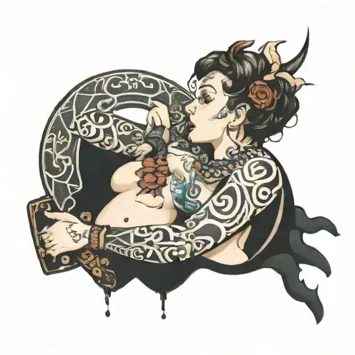 bdsm slavery tattoo design idea