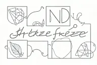 "Oh the freeze frames my mind could take" written tattoo design idea