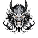 "Use the Irezumi style" they (Japanese demon) tattoo design idea