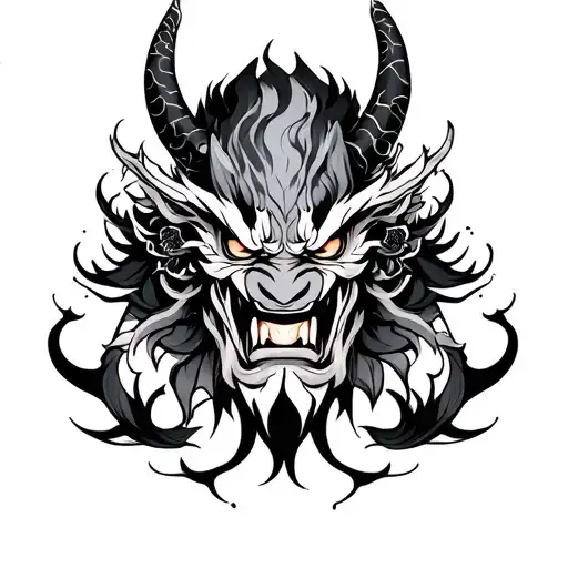 "Use the Irezumi style" they (Japanese demon) tattoo design idea