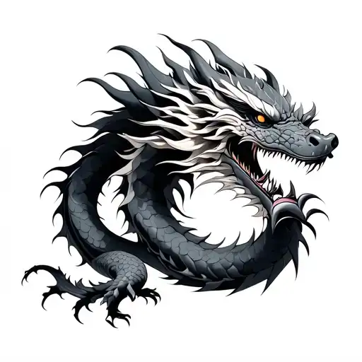Kaido Dragon tattoo design idea