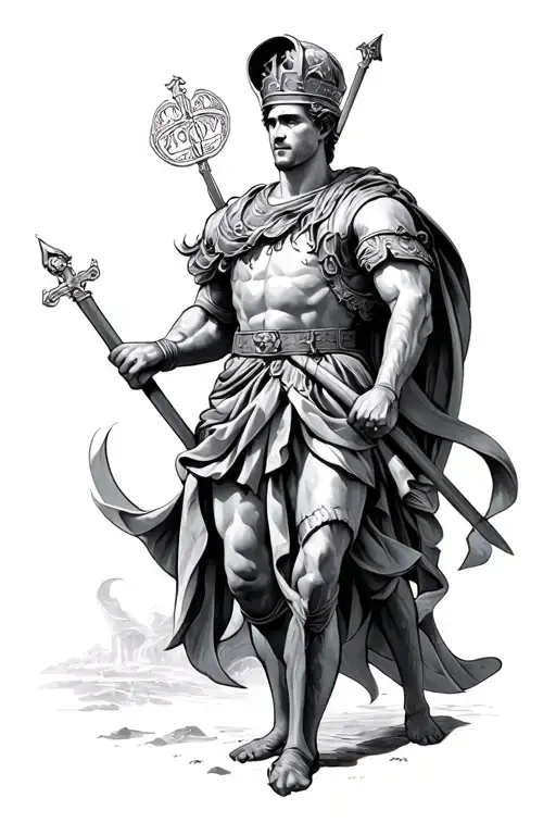 St George tattoo design idea