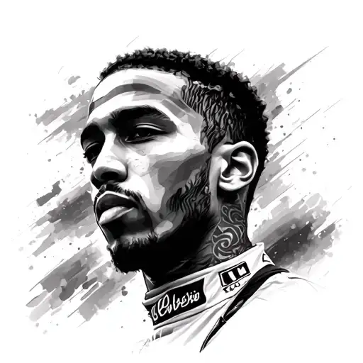 Lewis Hamilton tattoo design idea