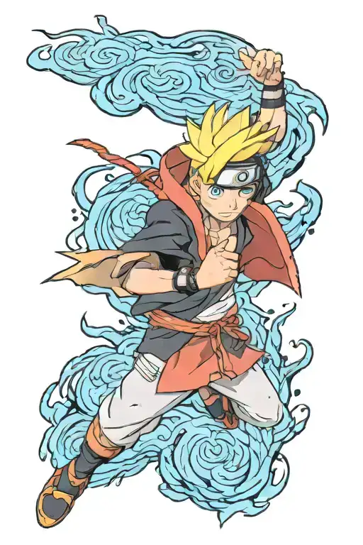 boruto manga tattoo design idea