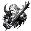 Thor tattoo design idea