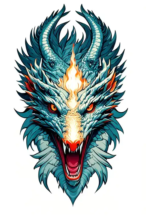 Jormungand on the whole frame mythology tattoo design idea