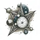 orion constellation tattoo design idea