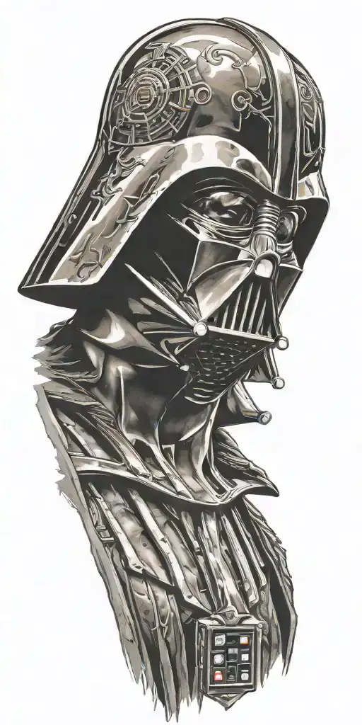 star wars darth vader tattoo design idea