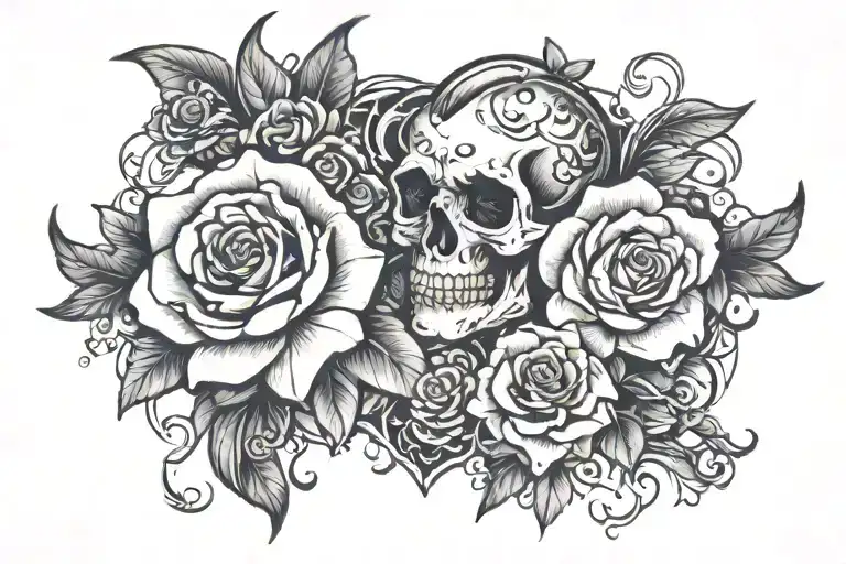 He loved me at my darkest tattoo design idea