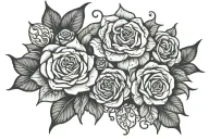 He loved me at my darkest tattoo design idea