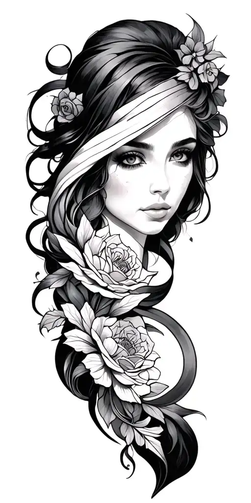 gemini full sleeve tattoo design idea