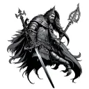 King Arthur tattoo design idea