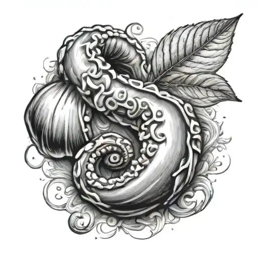 cashew tattoo design idea