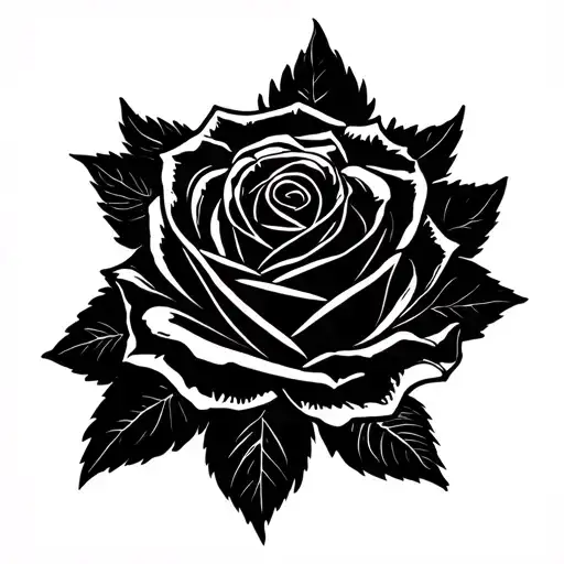 "Reagan" grateful dead rose tattoo design idea