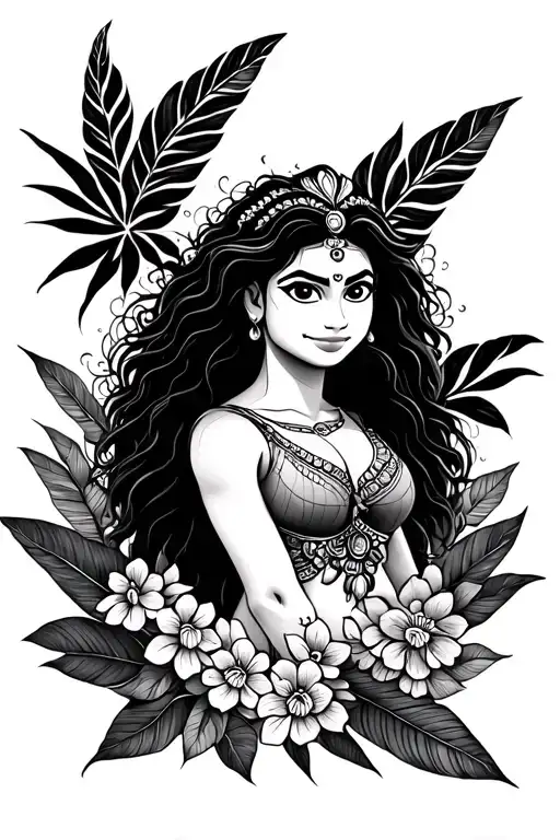 Make me a Moana tattoo but not too detailed for my forearm tattoo design idea