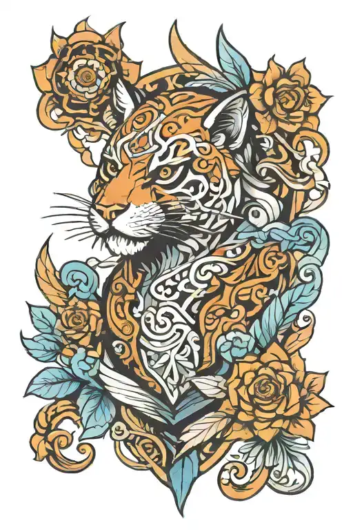 Cleveland guardians tattoo design idea