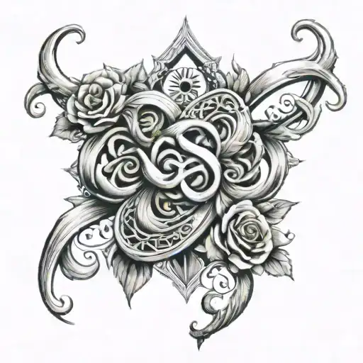 infinity, soulmates, A  tattoo design idea