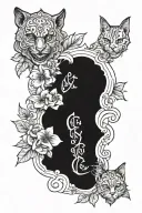 cry now laugh later tattoo design idea