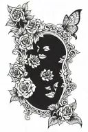 cry now laugh later tattoo design idea