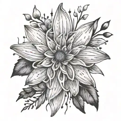 billie eilish wildflower lyric written tattoo design idea