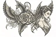 Femdom tattoo design idea