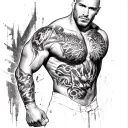 Randy Orton tattoo design idea