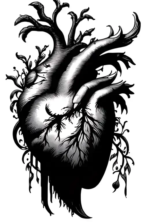 always in my mind forever in my heart tattoo design idea