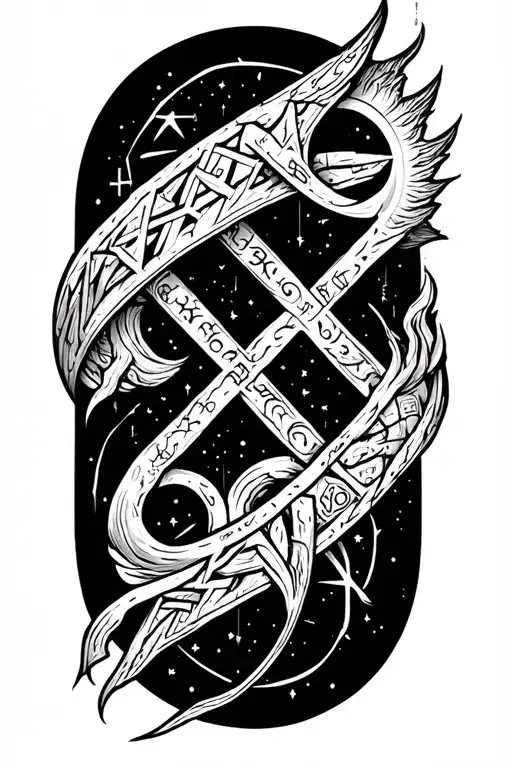 Sharp Runic Design 299+ Nordic Forearm Tattoo Ideas in 2026 - BlackInk AI