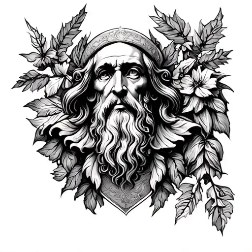 write me a biblical event, that includes the apostles creed and triune God. this tattoo is for forearm and hand  tattoo design idea