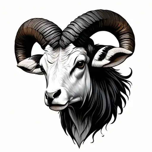 Aries Taurus tattoo design idea