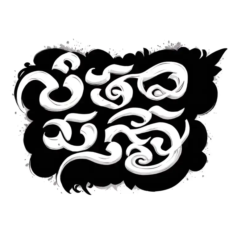 writing in Tamil :"வாழ், வாழவிடு" along with some masculine minimalistic designs linked to my Tamil roots tattoo design idea