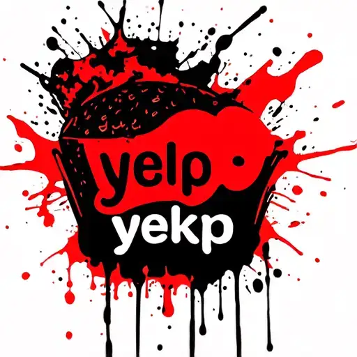 food and the word "yelp" tattoo design idea