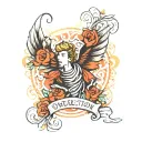 one direction tattoo design idea