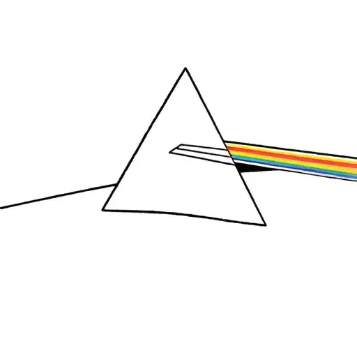 dark side of the moon pink floyd album cover tattoo design idea