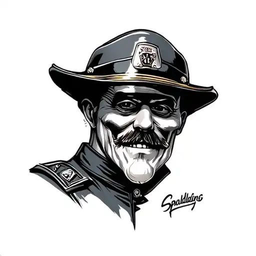 Captain Spaulding tattoo design idea